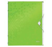 Cartella classificatore LEITZ Cartella classificatore LEITZ 6 scomparti gn DIN A4 6 volte verde