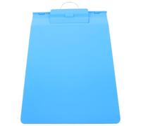 Cartella Clinica A4 in Plastica con Gancio per Appenderla Blu | Copertura Ribaltabile e Struttura a Strati, per Documenti A4, Scuola Infermieristica e Ufficio