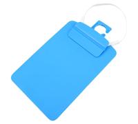 Cartella Clinica in Plastica Blu con Gancio per Infermieri | Organizzatore per Moduli e Liste, Formato A5, Clip Integrata, per Visite in Clinica e Ufficio