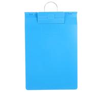 Cartella Clinica Plastica A4 con Gancio e Copertina Ribaltabile | Cliniche e Uffici, Protezione Documenti A4, Struttura Stratificata Integrata, Colore Blu