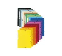 Cartella con Elastico 24x32 cm VIOLA Cartoncino Lustre' 425 gr (25 Pz)