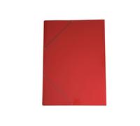 Cartella con elastico 71LD - cartoncino plast. - 70 x 100 cm - rosso - Cartotecn
