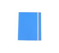 Cartella con elastico - fibrone - 3 lembi - 27x37 cm - blu - Cartotecnica del Ga