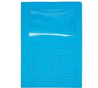 Cartella con Finestra Azzurro