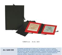 Cartella Con Lacci In Balacron 35x50 Amaranto