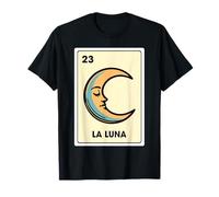 Cartella da Bingo Messicana El Luna Mexican Moon Latina Chicana Chibi Maglietta