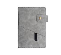 cartella da lavoro in pelle, Cartella portaconferenze portatile A5 for organizer portfolio(Grey)