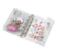 Cartella Del Caso - Chiaramente Organizzatore | Coperchi Di Foglie Con Design A Stella - PVC M5 12.6x25,5 Cm Copertine Di Protezione Trasparenti | Progetti Scolastici Di Cartelle A Casa Regalo Raga