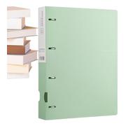 Cartella del file A4 - Cartella di file a 4 ghiotti, punzonatura del foro standard | Ospitare fogli di dimensioni di A4 e lettere, organizzatore di documenti per lo spazio per la scuola, ufficio,