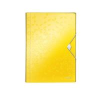 Cartella della ventola Leitz DIN A4 6 volte giallo NEW