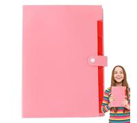 Cartella Di Documenti,Organizzatore Di Fatture Scuolari - Cartella Multifunzione Portatile Con Etichette Colorate E Sette Tasche Per La Gestione Di Documenti E Ricevute A Casa E Professionisti