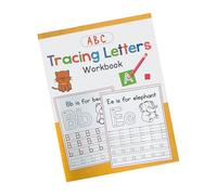 Cartella di esercizi con lettera tracing - Libro di esercizi per scrivere a mano in formato A4 da 28 cm per bambini | Libro interattivo per apprendimento precoce per bambini dai 3 ai 6 anni