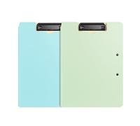 Cartella di file 2 pezzi Cartella portadocumenti pieghevole con clip, organizer for contratti, robusta cartella doppia, forniture for ufficio(Multi-colored)