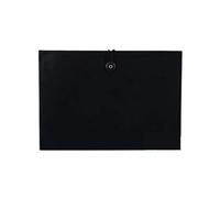 Cartella di file espandibile Semplice organizer for fisarmonica a 8 tasche Ricevuta documenti cartacei grandi dimensioni impermeabile Per Ufficio(Black A)