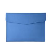 Cartella di file in pelle A4 Pacchetto dati Borsa for documenti Valigetta Dati Contratto for fatture Forniture for ufficio scolastico Per Archiviazione Documenti(Blue)