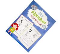 Cartella di lavoro da colorare per la scrittura prescolare per i primi studenti con alfabeti Tracciamento e sviluppo delle abilità motorie fini Libro di pratica della scrittura a mano Pratica da