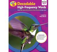 Cartella di lavoro decodificabile con parole ad alta frequenza | Metodi e materiali didattici | Età di lettura 5-9 | Livello K-3 | Istruzioni comuni da parola a fonica | Newmark Learning (Hi-Q)