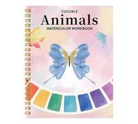 Cartella di lavoro professionale per schizzi ad acquerello Rilegatura a filo doppio Blocco da disegno artistico ad acquerello per schizzi all'aperto Pittura Libro da disegno portatile