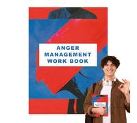 Cartella di lavoro sulla gestione della rabbia,Guida per il sentimento emotivo - Cartella di lavoro sul controllo del sentimento di emozione per la gestione 'arrabbiato, per donne e uomini