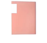 Cartella di presentazione documenti da 3 pezzi Per Documenti | Quaderno A4 in PP con 20/40 tasche trasparenti e protezioni for fogli(Pink,20page)