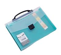 Cartella Documenti 3 PC 13 Tasche con Manico Portatile Espandibile Multicolore A4 Fisarmonica File Manager Ufficio Aziendale Regali per Studenti Portadocumenti(C)