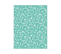 Cartella Embossing Confetti Craftelier - Texture Festiva per Scrapbooking e Artigianato | Compatibile con Sizzix Big Shot, Big Shot Plus, Revolution | 15 x 20 cm