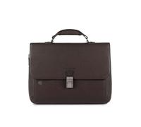 Piquadro Black Square Ventiquattrore pelle 40 cm scomparto Laptop dunkelbraun (CA3111B3-TM)