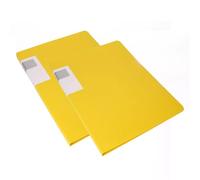 Cartella espositiva con raccoglitore portfolio A3 40 buste in plastica trasparente, confezione da 2, multicolore(Yellow)