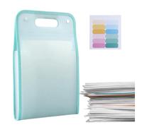 Cartella file espandibile | Organizer per fisarmonica con file A4 e 13 tasche | Scatola portadocumenti di grande capacità, cartella organizer per documenti, ricevute, segnalibri