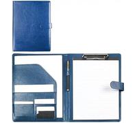 Cartella for appunti for portablocco legale Blocco note A4 for lavagne for for conferenze aziendali(Blue)