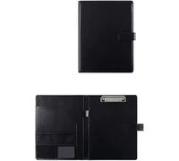 Cartella for appunti Portablocco legale Blocco for formato lettera A4 for lavagne for for conferenze di uffici scolastici(Svart)