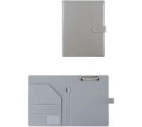Cartella for appunti Portablocco legale Blocco for formato lettera A4 for lavagne for for conferenze di uffici scolastici(Light Gray)