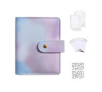 Cartella, formato A7, Macaron Color Cash Stuffing Binder | Raccoglitore impermeabile per banconote alla moda per budgeting, risparmio di denaro