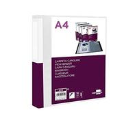 Cartella leiderpapel 10 buste canguro pp din a4 trasparentecopertina e dorso personalizzabile