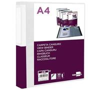 Cartella leiderpapel 30 custodie canguro pp din a4 trasparente copertina e dorso personalizzabile