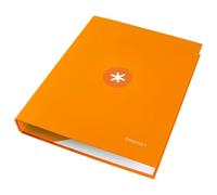 Cartella leiderpapel Antartik A4 foderata 4 anelli 25 mm rotondi color senape