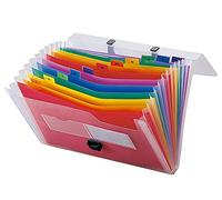 Cartella leiderpapel classificatore soffietto 45134 polipropilene a4 trasparente spectrafile 13 reparti