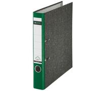 Cartella LEITZ dorso larghezza 5,2 cm DIN A4 cartoncino verde marmorizzato NEW