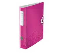 Cartella Leitz Larghezza posteriore 6,5 cm A4 PASTICA ROSA NEW