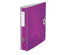 Cartella Leitz Larghezza posteriore 6,5 cm A4 Viola di plastica NEW