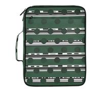 Cartella multi tasca a righe verde scuro a righe 7 tasche formato A4 lettera con chiusura a cerniera per forniture per ufficio plastica espandibile cartella portadocumenti organizador