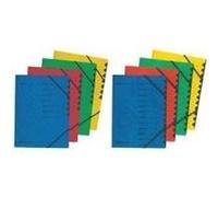 Cartella ordini Herlitz Easyorga, A4, cartone, 12 soggetti, Blue Colorspan Box, 355 G-SQM, Inside Black Manila Box (10843316) NEW