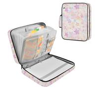 Cartella organizer con tasche 7 tasche formato A4 lettera con | Secondo File Organizer, per casa, ufficio, viaggio, moquette, stelle carine Blush colore