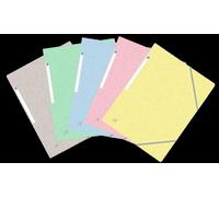 Cartella Oxford Top+Gomma 3 Lembi - Colori Pastello - Resistente e Durevole - Ideale per Organizzare Documenti - Pratica e Funz