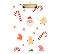 Cartella per caramelle di Natale con portablocco impermeabile per allenatori di basket per donne legali, dimensioni 9 x