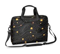 Cartella per computer portatile con stampa di Star Lines, per uomini e donne, borsa per computer da 15,7 pollici con tracolla staccabile, custodia per computer portatile, borsa messenger valigetta