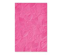 Sizzix Cartella per goffratura con impressioni testurizzate 3-D Mark Making Hearts di Kath Breen | 666038 | Capitolo 4 2022 Emboss, Grey, One Size