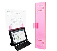 Cartella per notebook, porta documenti per monitor, clip da scrivania per note adesive e promemoria, bacheca per monitor, organizer da scrivania con clip per documenti, carta A4, biglietti da visita