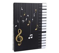 Cartella per spartiti musicali, formato A4, 30 tasche G Kef, borsa per riporre documenti di archiviazione per canzoni, per musicisti e musicisti
