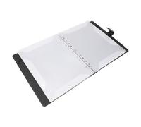 Cartella per Spartiti, Raccoglitore Ad Anelli A4 a 3 Anelli per Organizzazione Musicale. Copertina in Pelle PU per Studenti Appassionati di Musica (Black)